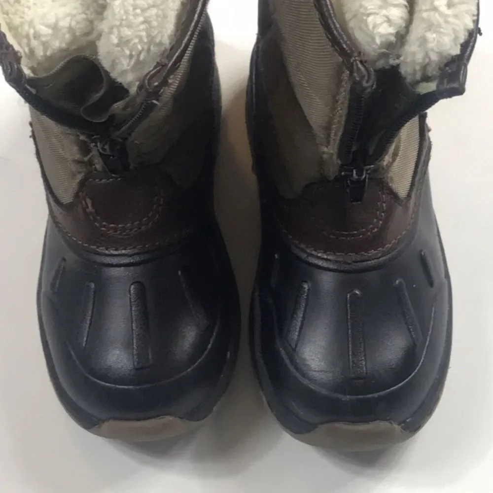 Carter's Kids' Black and Brown Winter Boots